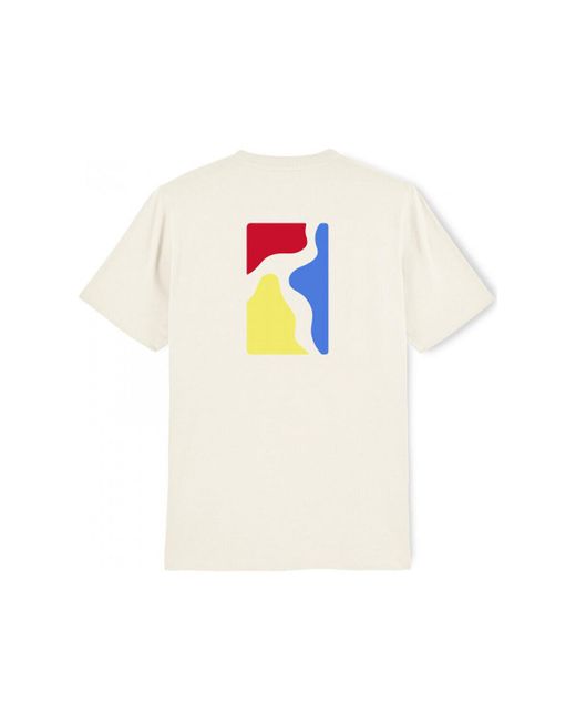 T-shirt Color logo t-shirt Poetic Collective pour homme en coloris White