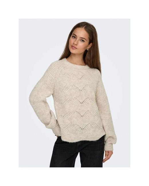 Pull 97120 ONLY en coloris Natural