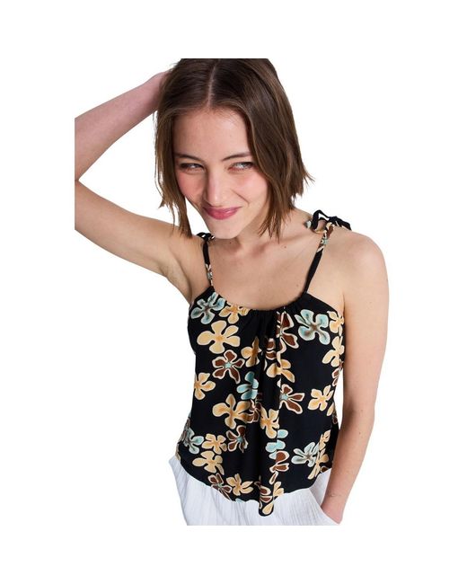 Blouses Wild Waves Crepe Roxy en coloris Black