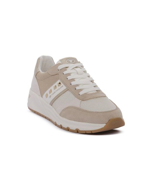 Baskets BEIGE Tom Tailor en coloris Gray