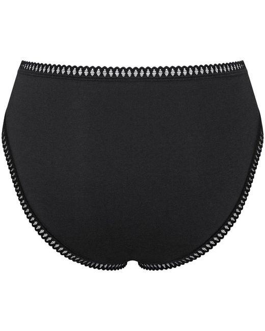 Culottes & slips Slip Paquet de 6 GO Crush High leg C6P Sloggi en coloris Black