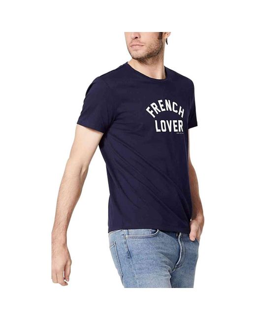 Tee Shirt Manches Courtes Lover T-shirt IKKS pour homme en coloris Blue