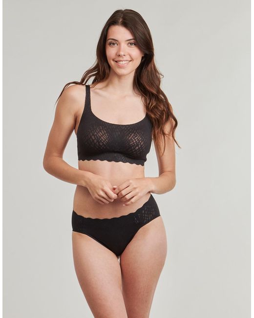 Sloggi Bralette Zero Feel Bliss Top in het Black