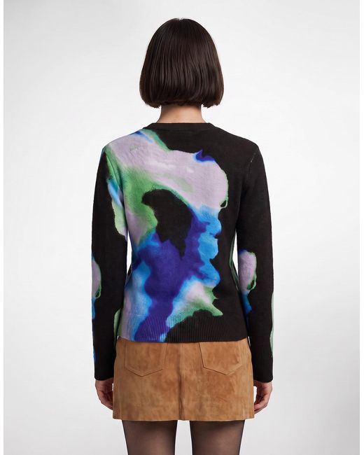 Desigual Trui Clouds Lacroix in het Blue