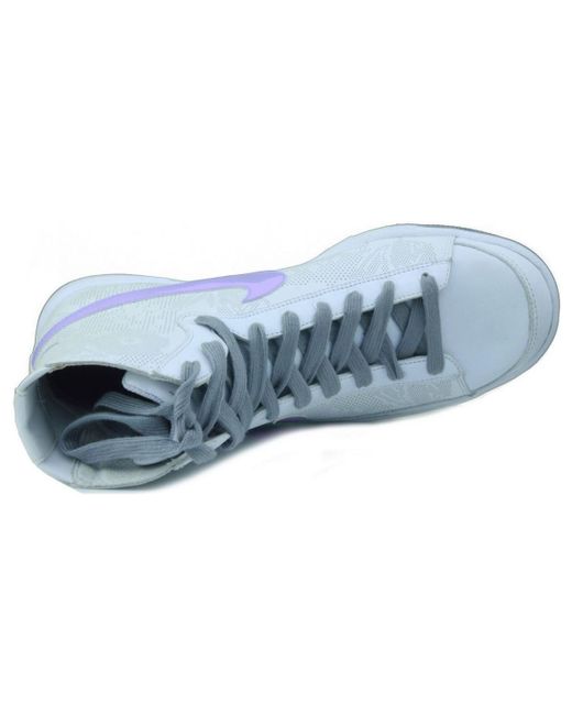 nike blazer mid dames Wit