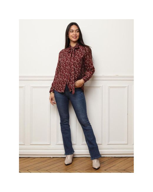 La Modeuse Overhemd 73690_P173877 in het Red