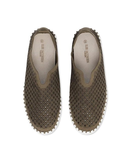 Baskets BASKETS TULIP 3373 KAKI Ilse Jacobsen en coloris Brown