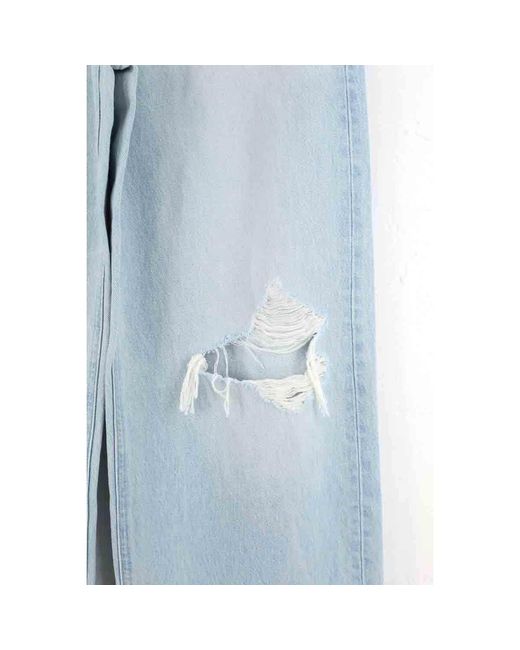 Jeans flare / larges Pantalon large bleu Calvin Klein en coloris Blue