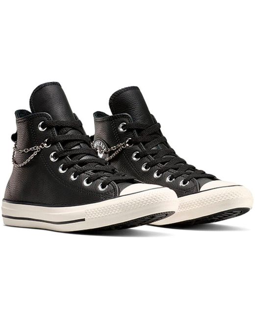 Baskets montantes UNISEX CHUCK TAYLOR ALL STAR CHAINS HIGH TOP Converse en coloris Black