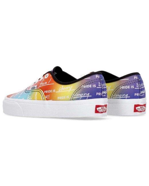 Baskets basses Authentic (pride) Rainbow Vans en coloris Multicolor