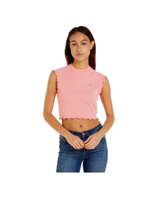 Tommy Hilfiger Top in het Pink