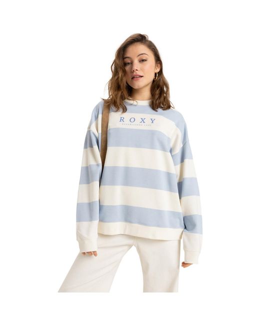 Pull Strictly Stripes Roxy en coloris Blue