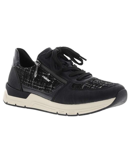 Baskets Rieker en coloris Black