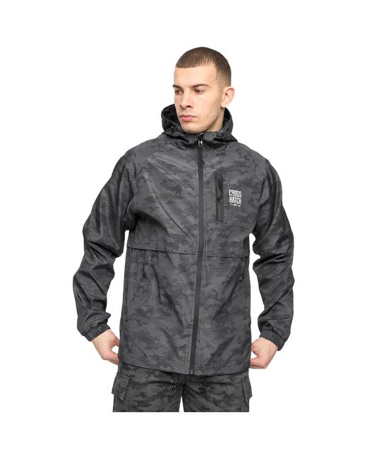 Blouson Janscore Crosshatch pour homme en coloris Gray