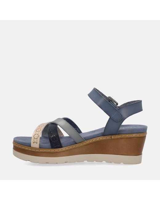 Espadrilles SANDALO ZEPPA Refresh en coloris Blue