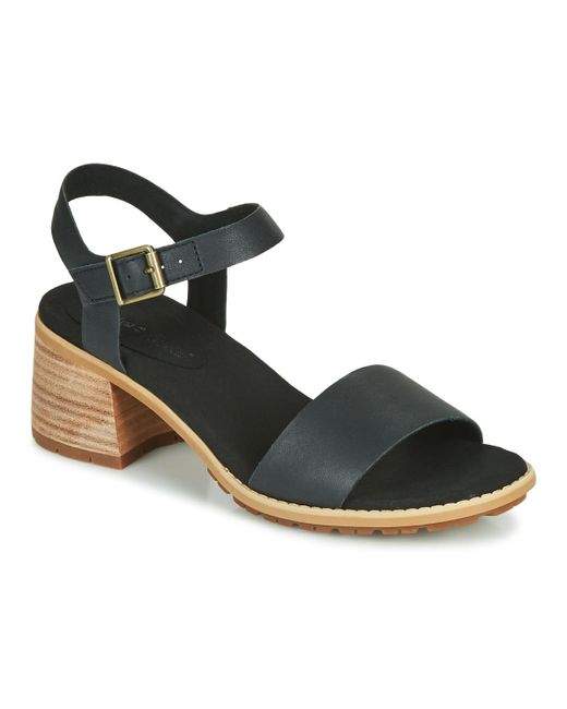 Zwarte TIMBERLAND Sandalen LOS ANGELES WIND SLINGBACK | Omoda