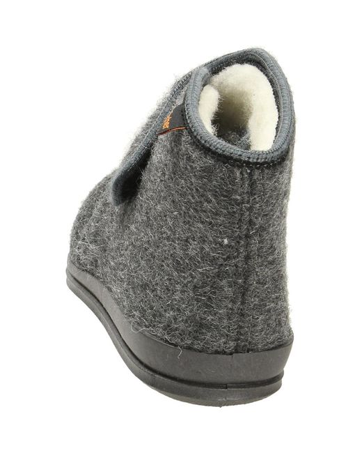 Chaussons Fischer pour homme en coloris Black