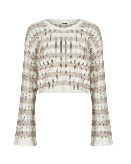 Noisy May White Pullover Nmlaika