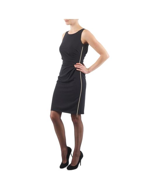 BEVERLY CREPE femmes Robe en Noir Esprit en coloris Black