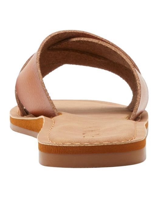 Sandales Plates Andreya Roxy en coloris Brown