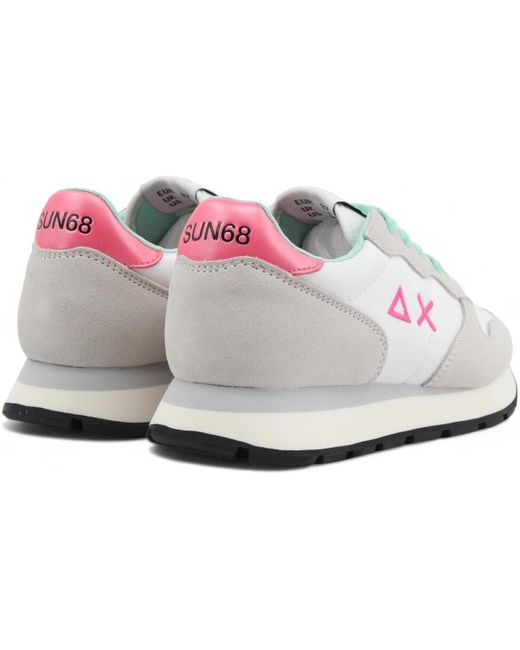 Chaussures Ally Solid Sneaker Donna Bianco Z34201 Sun 68 en coloris White