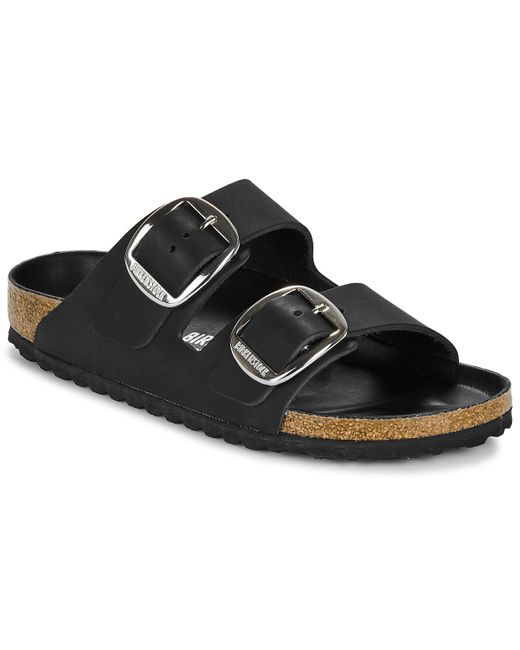 Scarpe Arizona Big Buckle Leoi Hex di Birkenstock in Black