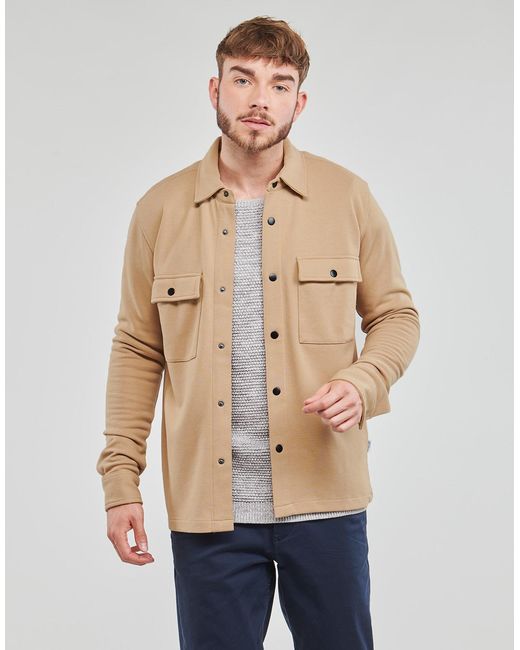 SELECTED Blazer Slhjackie Sweat Jacket in het Natural voor heren