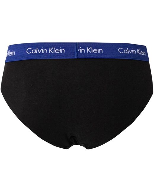 Slips Pack de 3 Slip Hip Calvin Klein pour homme en coloris Black