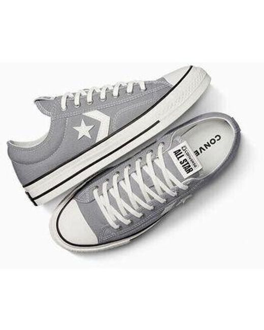 Baskets Star Player 76 Premium Canvas Converse en coloris Gray