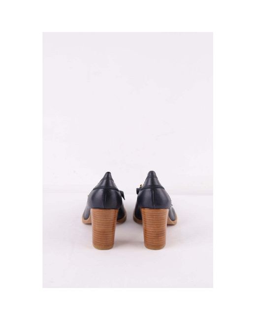 Chaussures escarpins Talons en cuir A.P.C. en coloris Blue