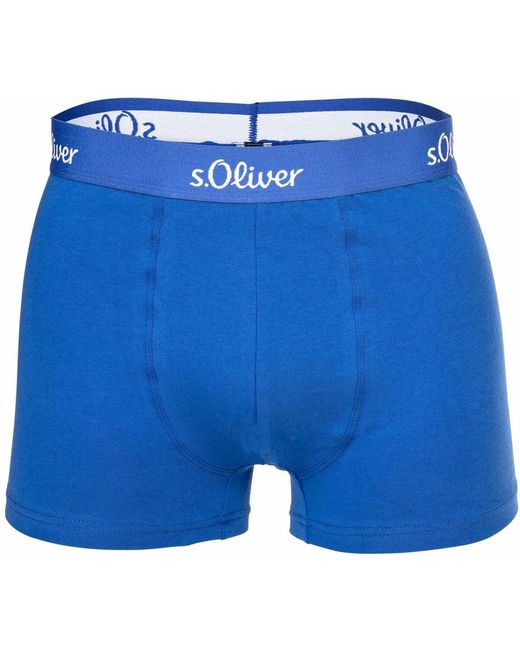 Caleçons Caleçon Paquet de 3 S.oliver pour homme en coloris Blue