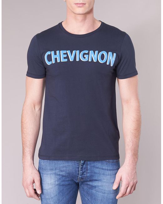 MARCEL TEE hommes T-shirt en bleu Chevignon pour homme en coloris Bleu |  Lyst