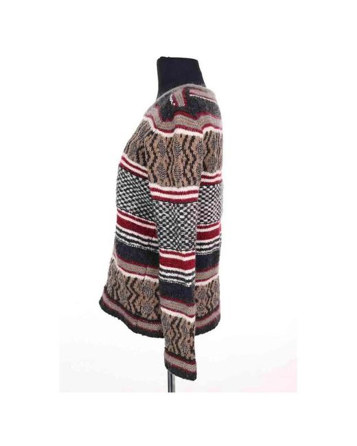 Pull Pull marron Maje en coloris Red