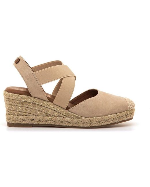 Espadrilles Mada MTNG en coloris Natural