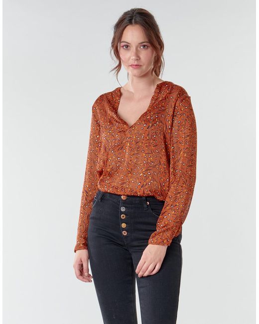 Moony Mood Blouse Noum in het Brown