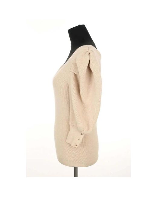 Pull Pull en coton beige Ba&sh en coloris Natural