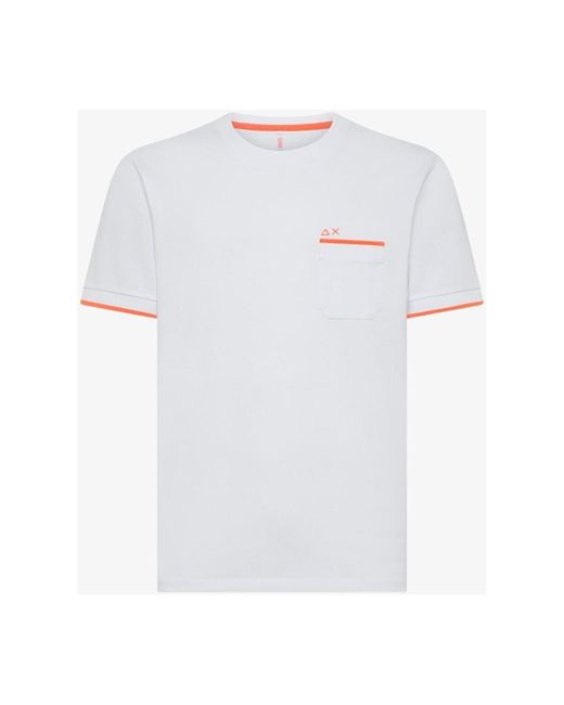 T-shirt T34124 T-Shirt/Polo Sun 68 pour homme en coloris White