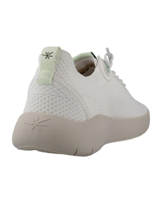Baskets Basses Flyx 059 Sunni Sabbi en coloris White