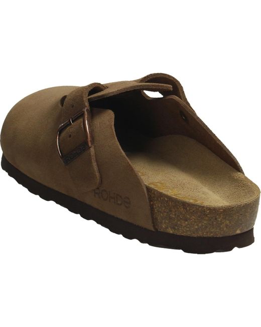 Sabots Rohde en coloris Brown