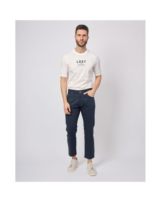 Pantalon Pantalon capri SetteMezzo en coton SETTE/MEZZO pour homme en coloris Blue