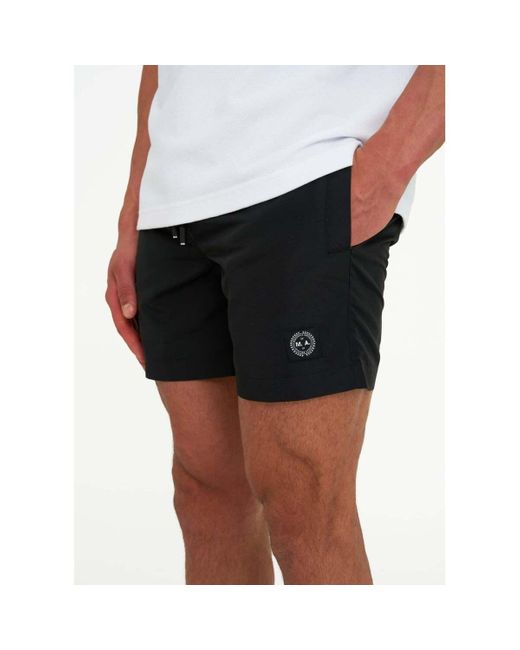 Maillots de bain Short de bain Foundation - noir Marshall Artist pour homme en coloris White