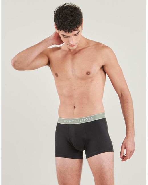 Boxers 5P TRUNK WB Tommy Hilfiger pour homme en coloris Black