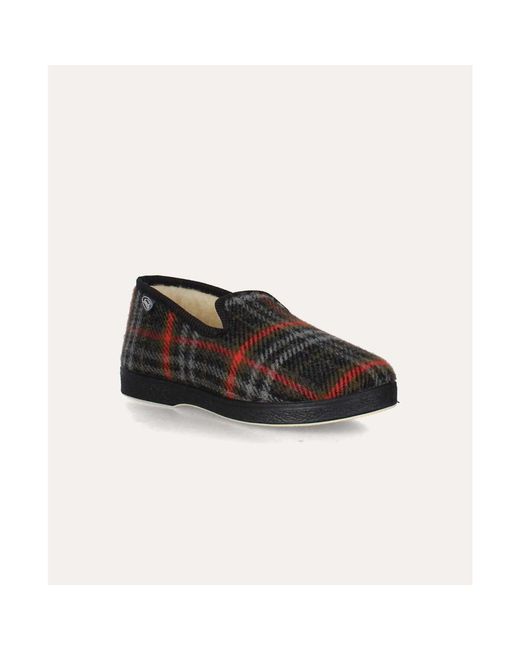 Chaussons caloluc Semelflex pour homme en coloris Black