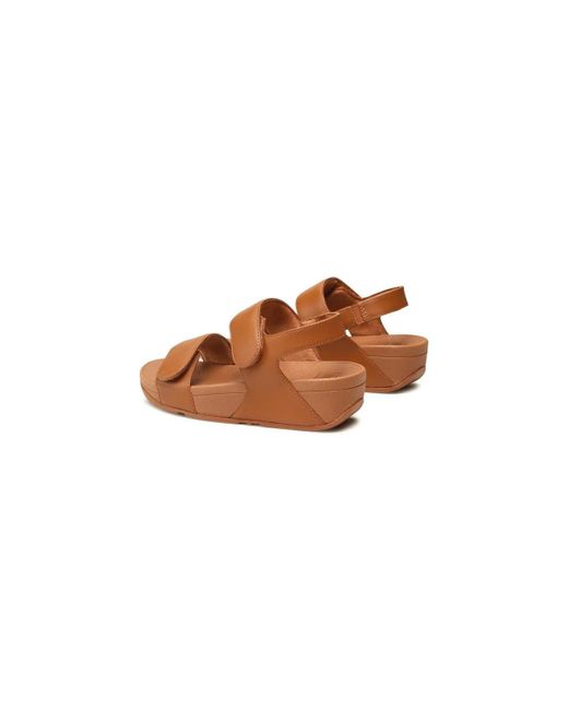 Sandales SANDALE LULU ADJUSTABLE TAN Fitflop en coloris Brown