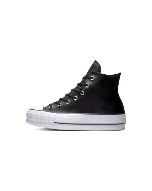 converse platform cuir