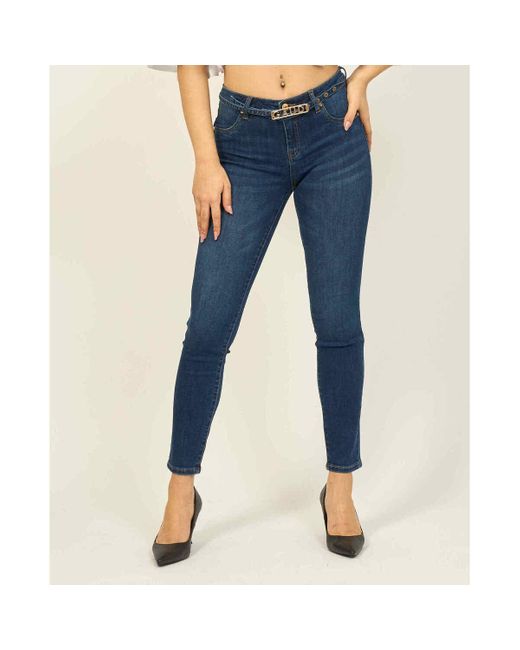 Jeans push up leggings modèle jeans avec ceinture GAUDI en coloris Blue