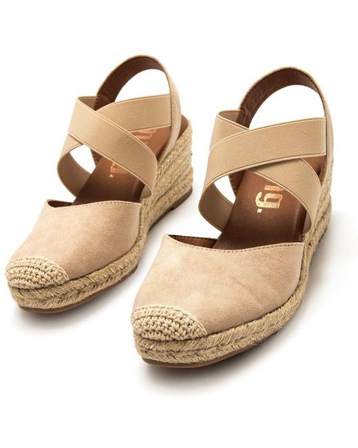 Espadrilles Mada MTNG en coloris Natural