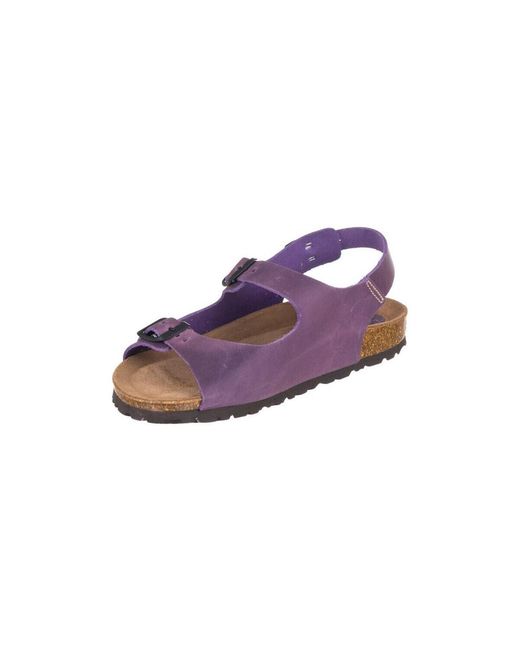 Sandales Plates Baskets 7112 Interbios en coloris Purple