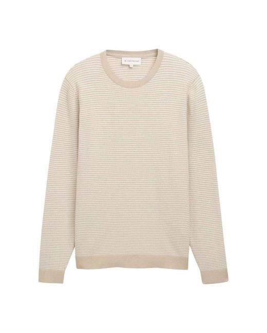 Pull 4240501 Tom Tailor pour homme en coloris Natural