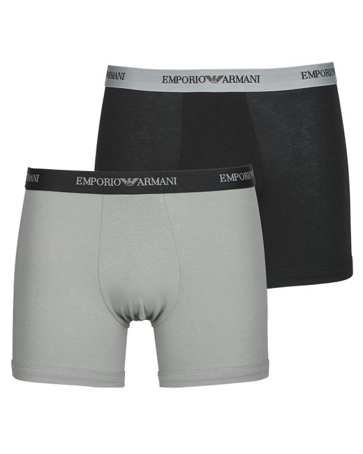 Emporio Armani Boxers Core Logoband in het Gray voor heren